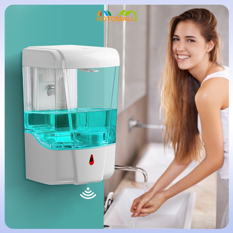 700ml Automatic IR Sensor Dispenser Infrared Smart Sensor Sanitizer Detergent Dispensers Hand