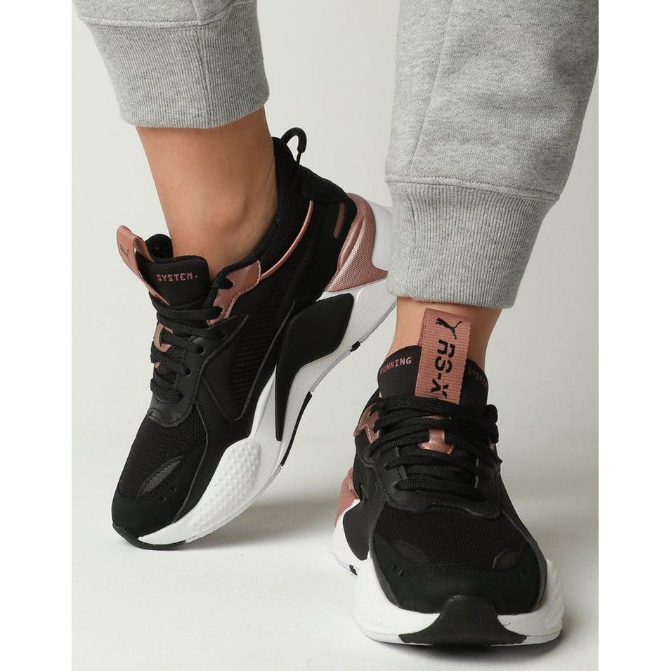 puma rsx black pink