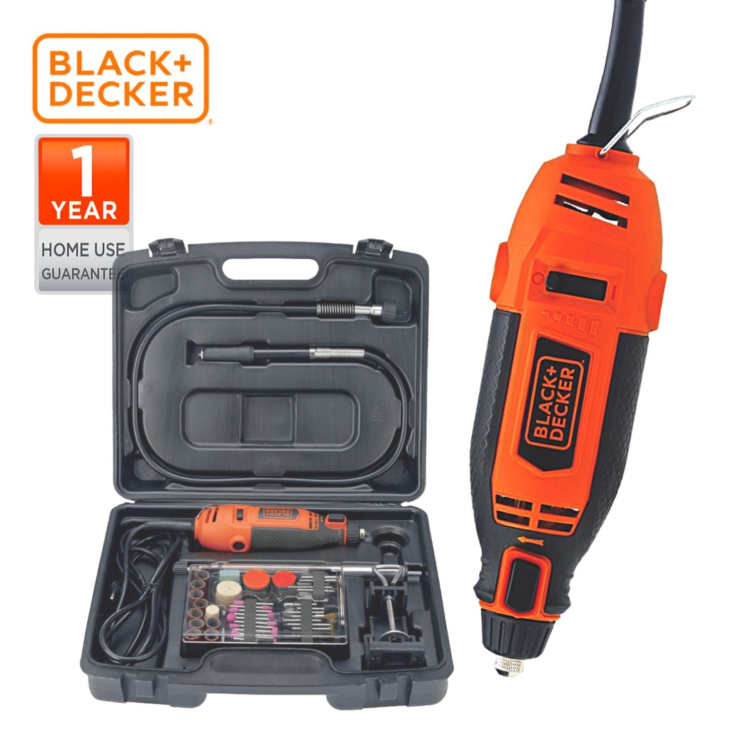 BLACK & DECKER Rotary Tools with Standard DIY Accessories (114 Pcs
