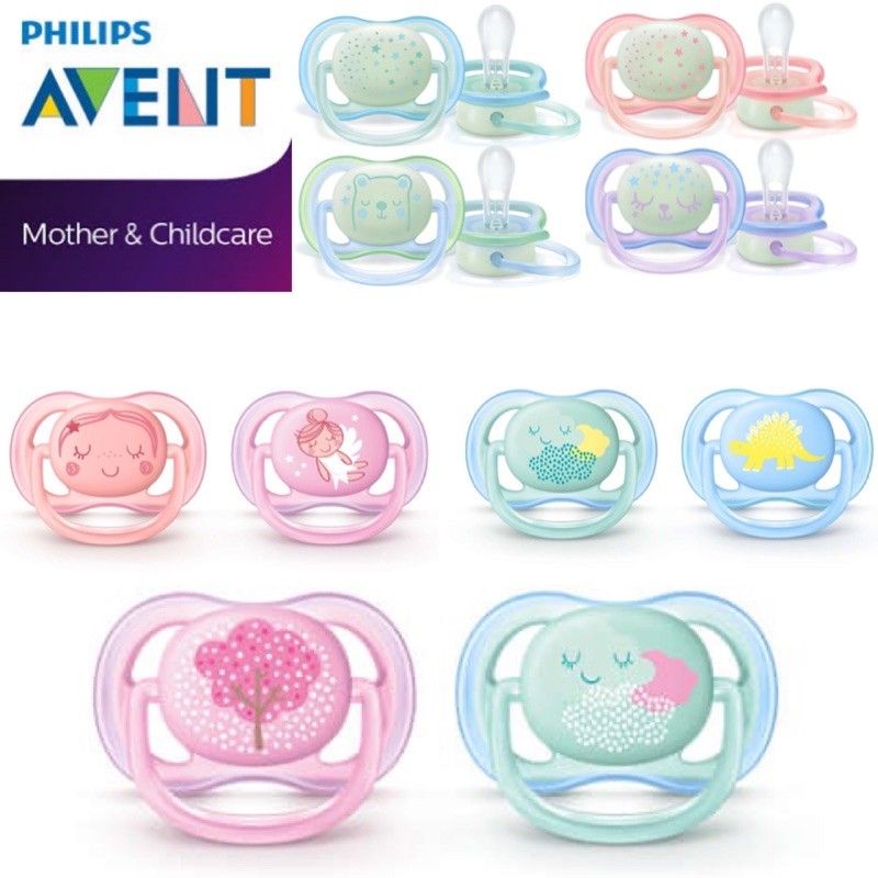 Philips AVENT Puting Bayi Pacifier Soother 06m / 618m Twinpack (2pcs