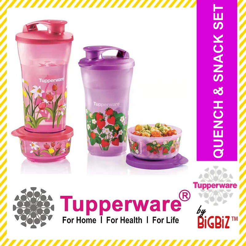 Original TUPPERWARE Quench & Snack Set [Ready Stock]