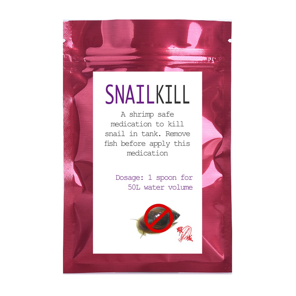 SHRIMPSLAND SNAILKILL aquarium snail kill powder Shopee Malaysia