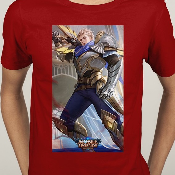 Alucard zilong skin Mobile Legends Bang - Bang ML online e sport Games Short Sleeve T-shirt shirt O-Neck Men Fashion cot