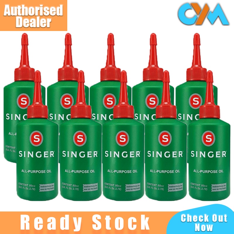 Singer Sewing Machine Oil 80cc Minyak Mesin Jahit Singer 80cc All