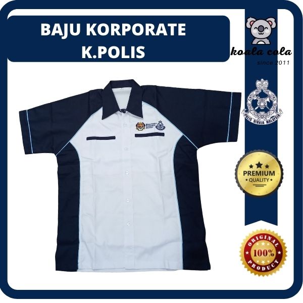 BAJU KORPORATE PEGAWAI/PEMIMPIN KADET POLIS LENGAN PENDEK . | Shopee ...