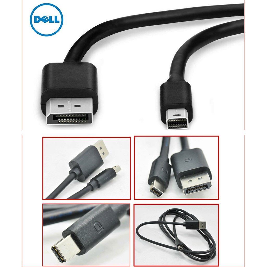 Original Dell By Honglin Thunderbolt 144hz 4k 1 8m Mini Dp Displayport Mdp To Display Port Dp Converter Cable Male Shopee Malaysia