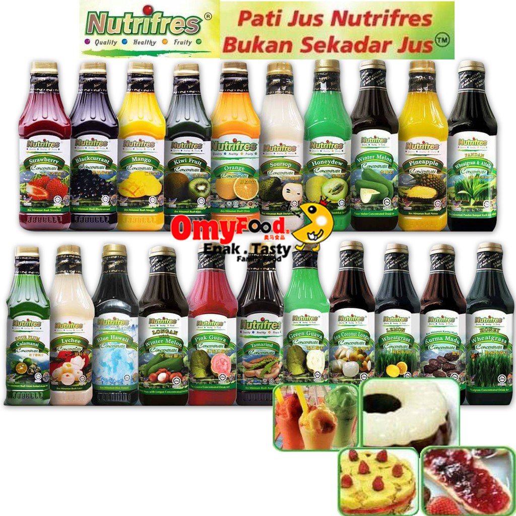 1000g Nutrifres Concentrated Fruit Juice Syrup Drink Cordial [OmyFood