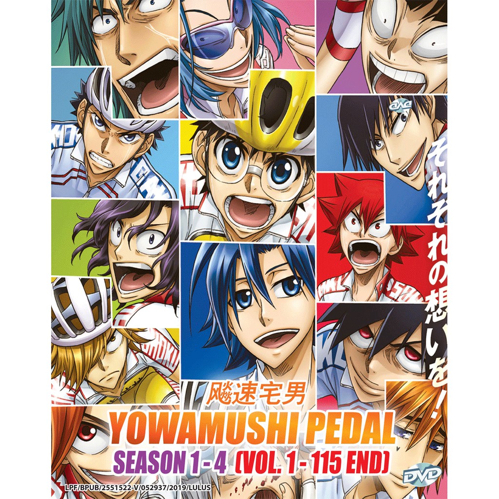 DVD Anime YOWAMUSHI PEDAL Season 1-4 Vol. 1-115 END | Shopee Malaysia