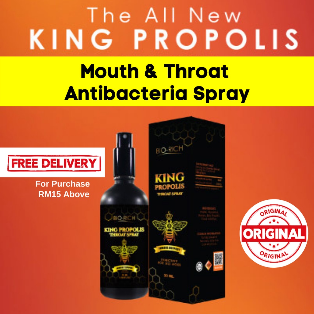 [FREE POSTAGE] Antivirus Spray King Propolis Anti Bakteria Mulut Tekak