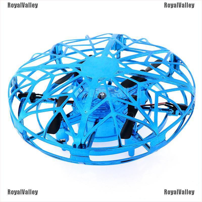 Hand Induction Flying UFO Toys Mini Drone Aircraft w// LED Light Kid Play Gift cg