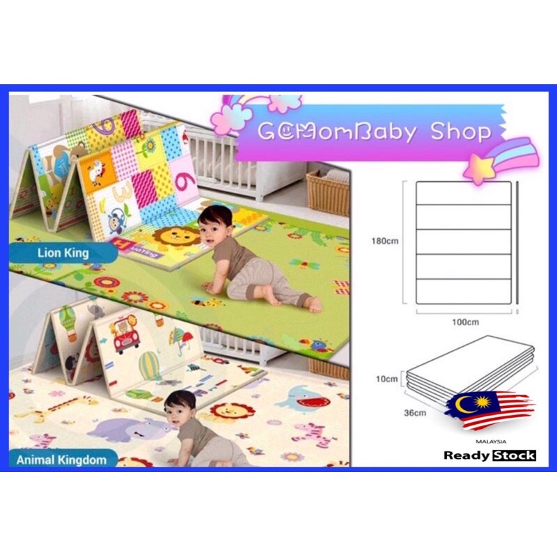 Large Foldable Baby Play Mat Crawling Pad Activity Gyms Playmat Baby