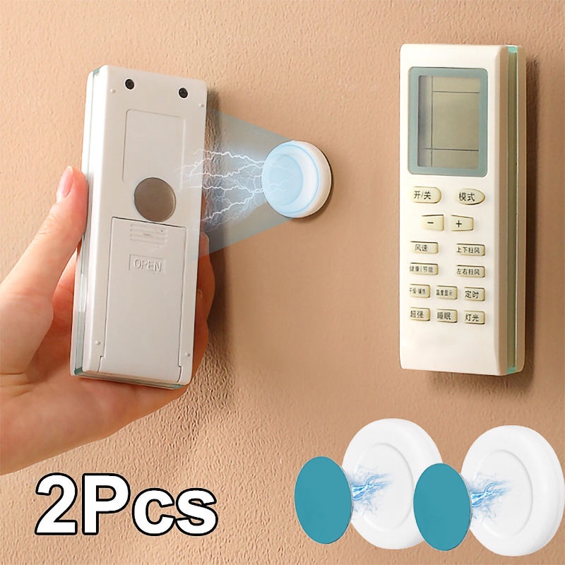 2pcs Magnetic Wall Mount Hook Refrigerator Sticker Fridge Magnet Decor Hanger Remote Control Wall Holder Home Decor Organizer Hook