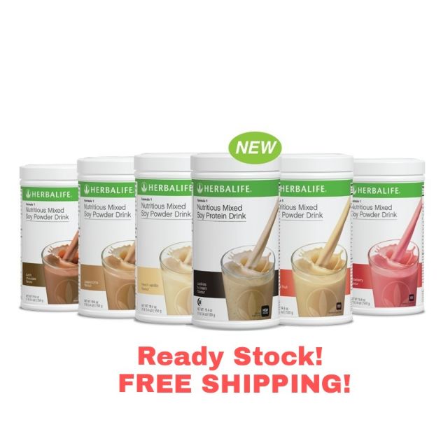 Herbalife Formula 1 (F1)-Nutritious Mixed Soy Protein Drink& | Shopee