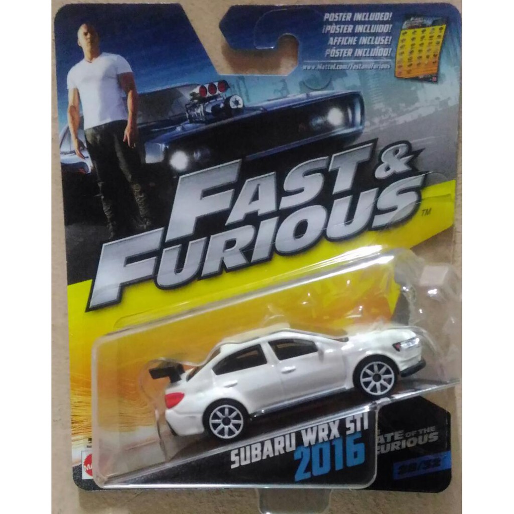 fast and furious mattel cars