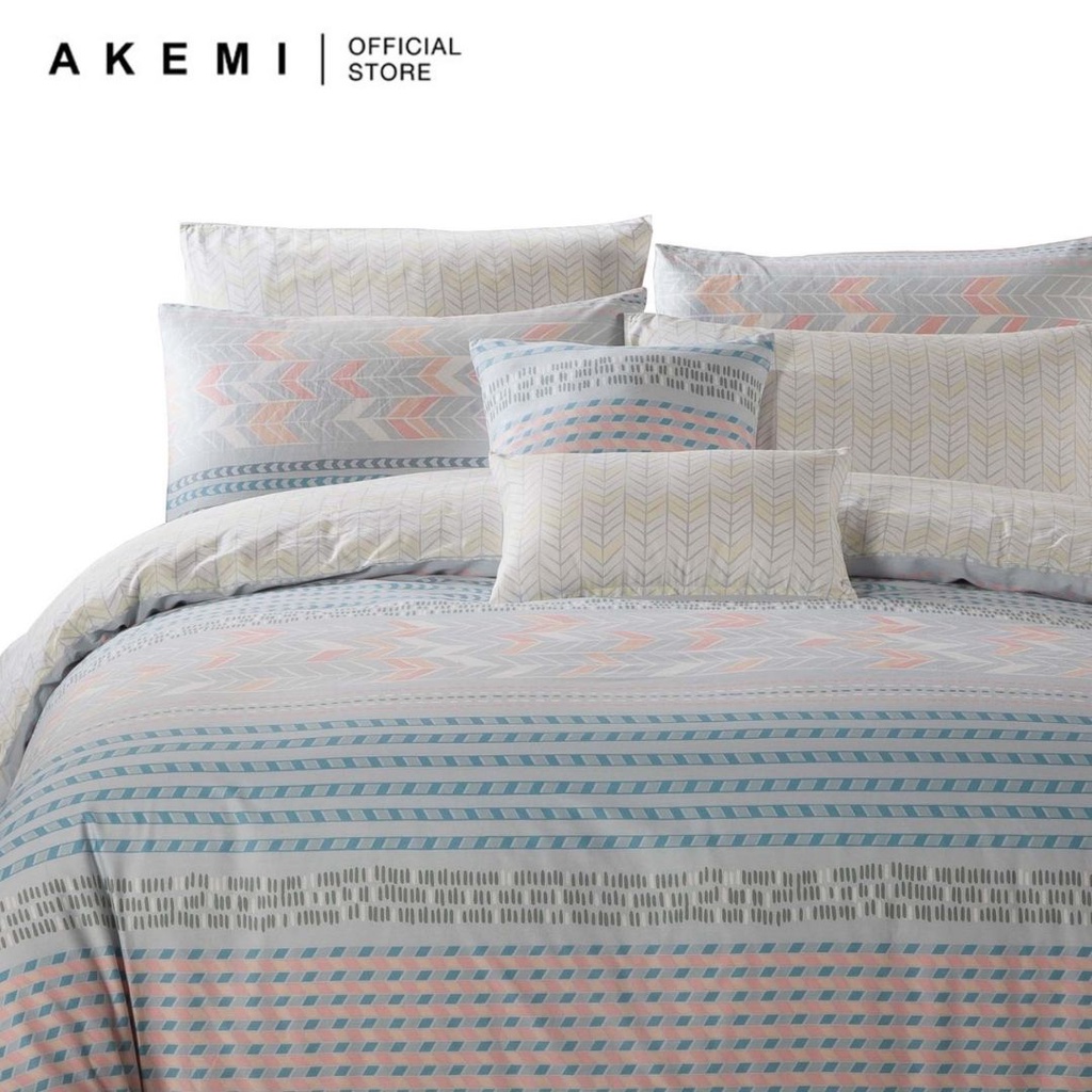 AKEMI Cotton Select Quilt Cover Set 730TC (Adore Marieke) Shopee
