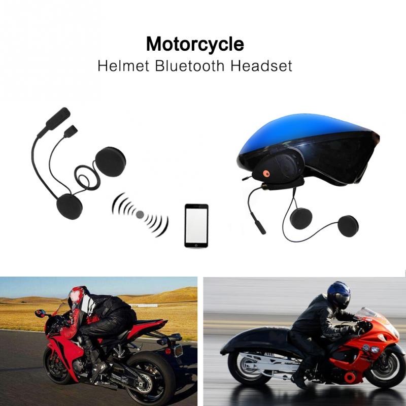 Motorcycle Helmet Bluetooth Headset Handsfree Headphone Call Earphone Microphone Shopee Malaysia