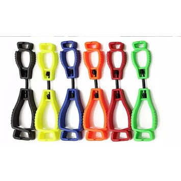 GLOVE CLIP M-SAFE RED,YELLOW,ORANGE,BLUE,GREEN,BLACK