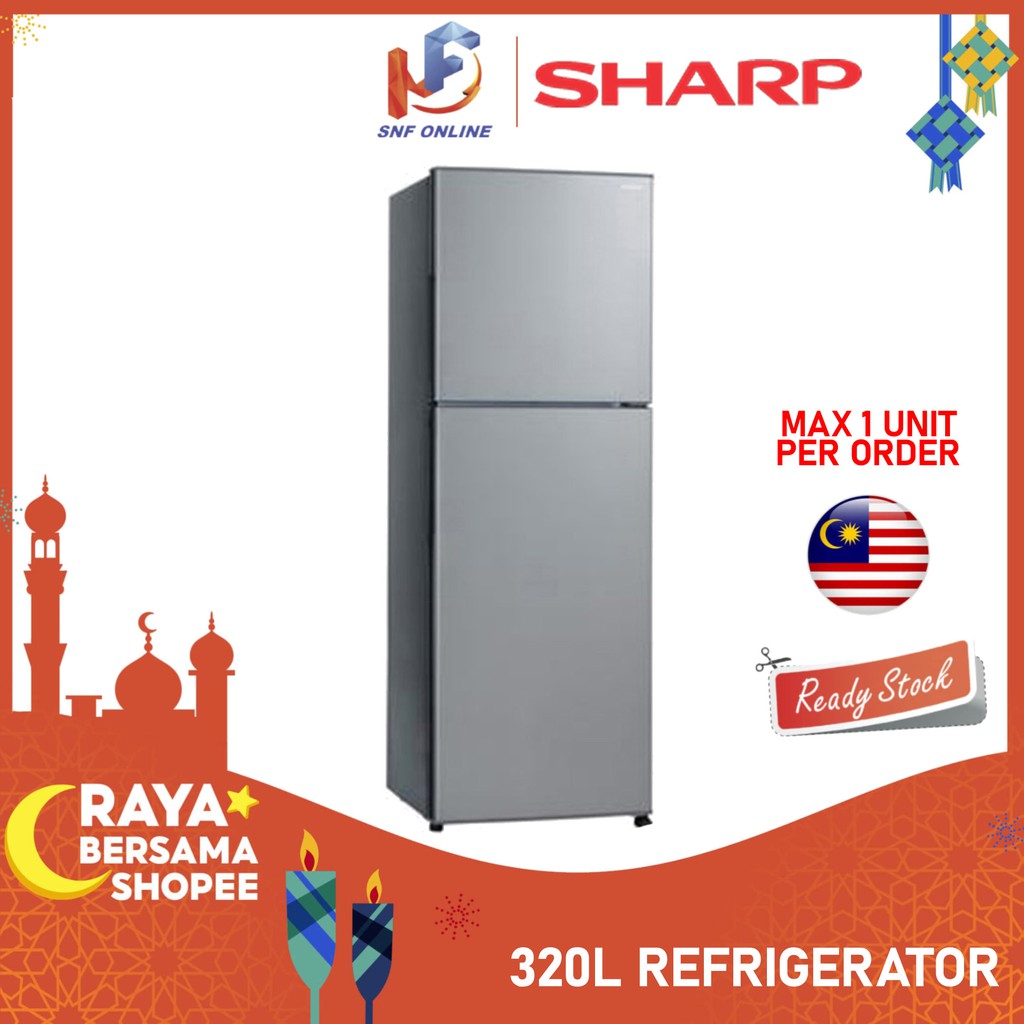 sharp fridge 320l