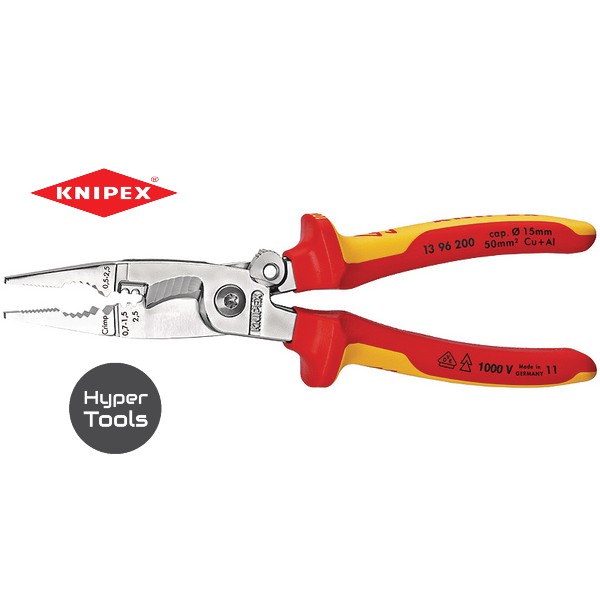 KNIPEX 1000V Insulated Plier for Electrical Installation Model 13 96