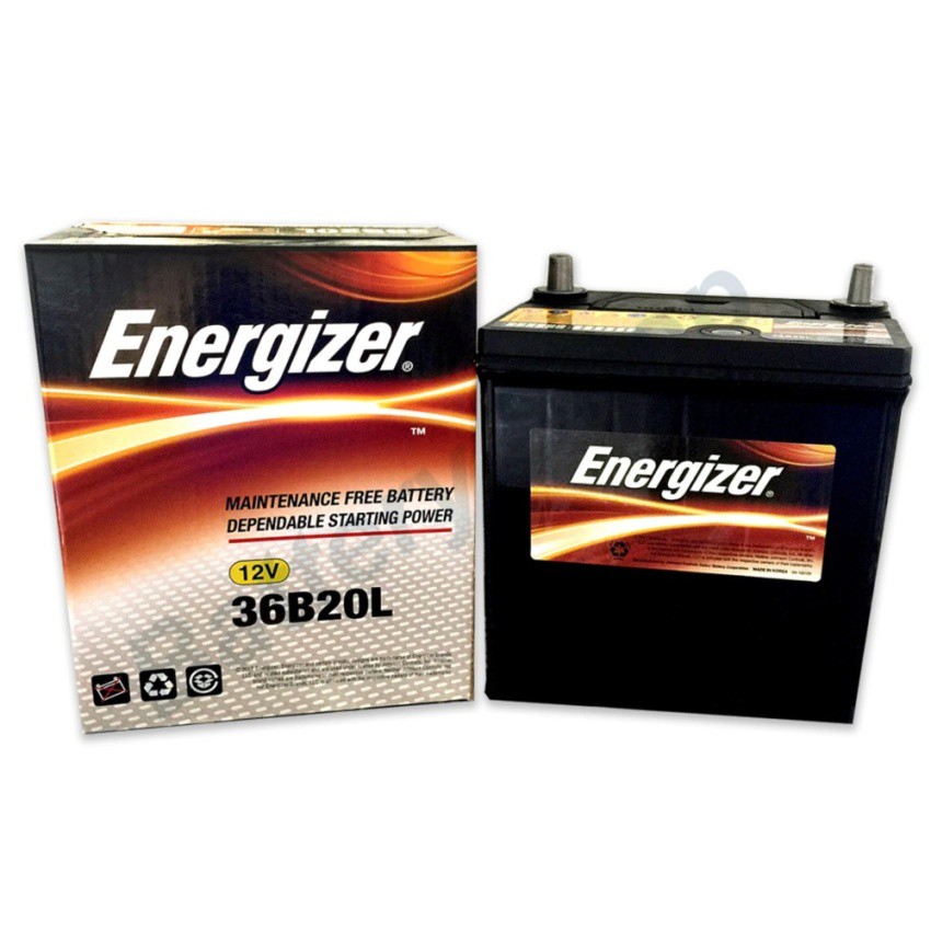 Energizer Car Battery NS40ZL(36B20L)Perodua Myvi-oldmodel 