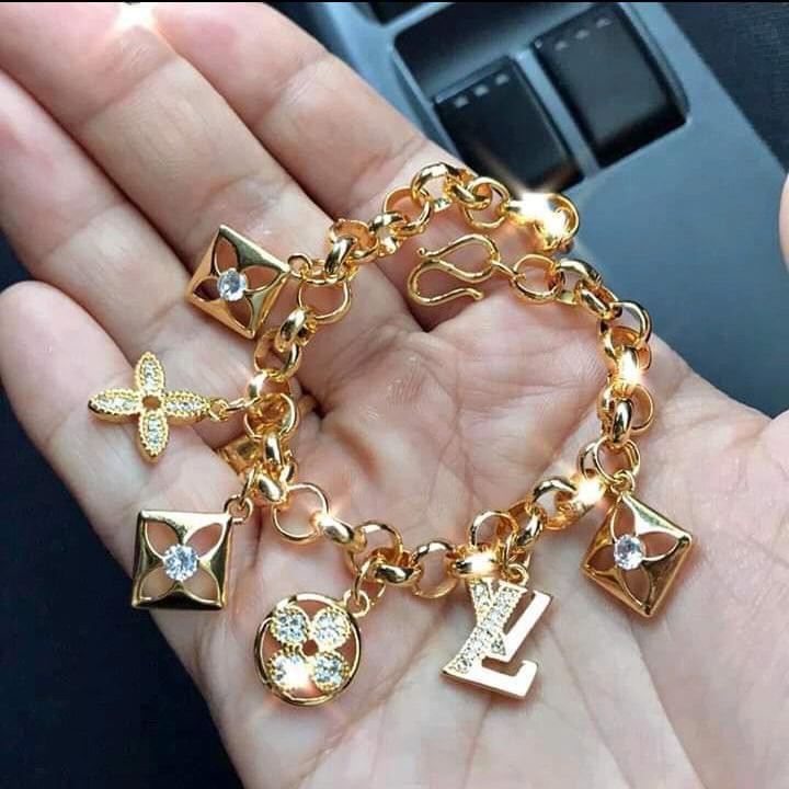  S A L E Gelang  LV  Pandora Charm Lawa Persis Ori Shopee 