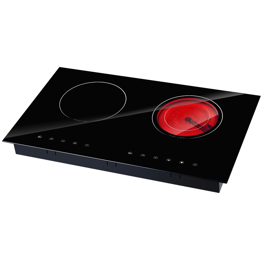 3400w Built In Double Hybrid Cooker Electric Induction Ceramic Hob