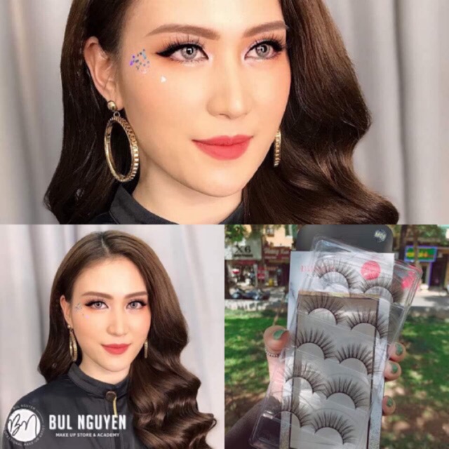 False eyelashes 5 pairs of hin M02