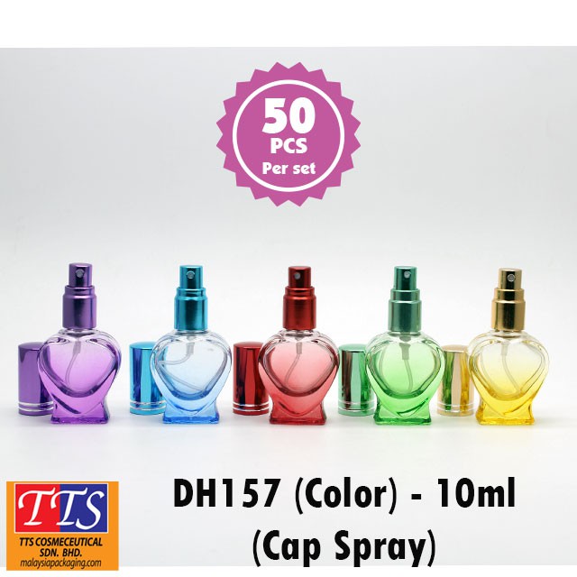  50 Pcs Love Shape Botol  minyak wangi kereta  Car Perfume 