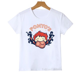 Funny Ponyo Cartoon Print T Shirt Kids Graphic Tees Girls Boys Clothes Harajuku Kawaii Tshirt Camisetas Summer Tops Tee Shirt Shopee Malaysia - alpaca kawaii t shirt roblox
