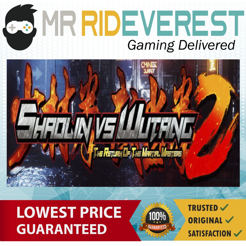 Shaolin Vs Wutang 2 Steam Gifting Pc 100 Original Online Shopee Malaysia