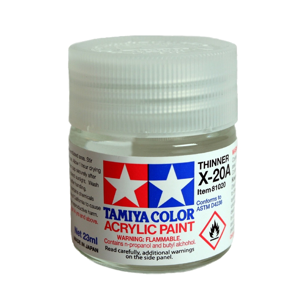 Tamiya Color Acrylic Paint X20A (Thinner) (23ml) Shopee Malaysia