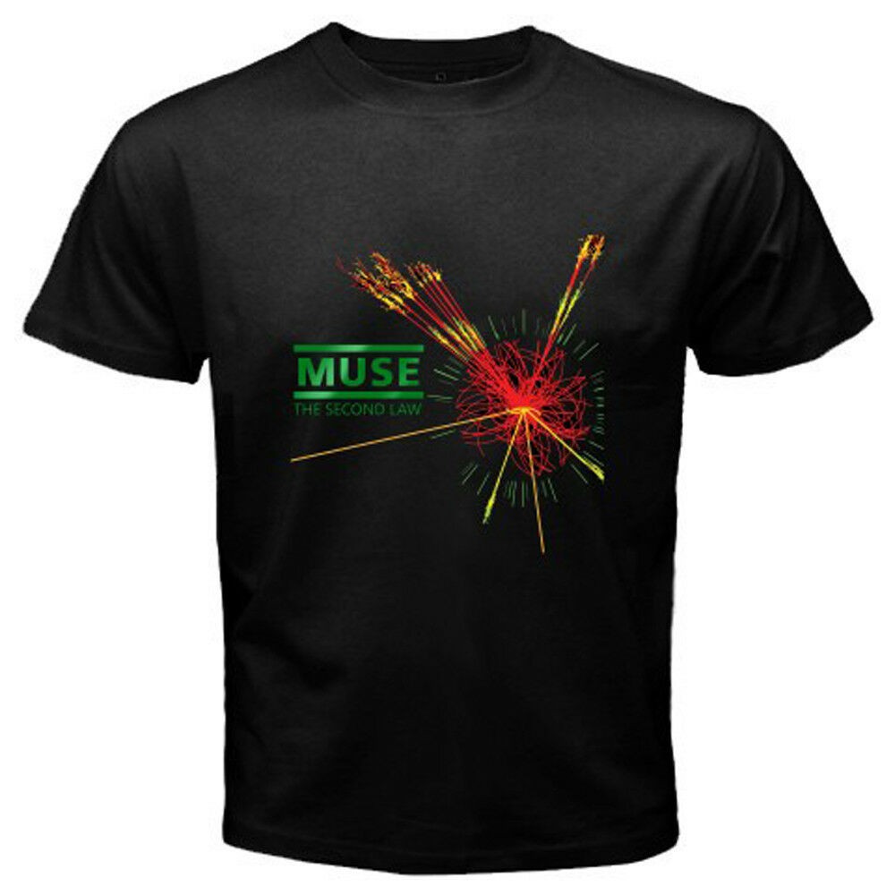 muse The 2nd Law MEN BLACK t-shirt BAND MUSIC MUSE LOGO shirt clothing unisex