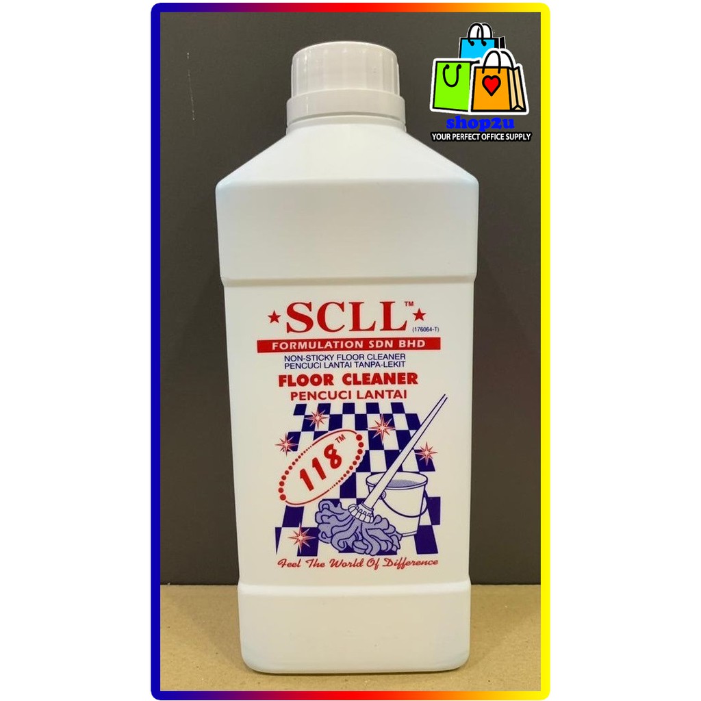 Scll 118 Non Sticky Floor Cleaner 1l Shopee Malaysia