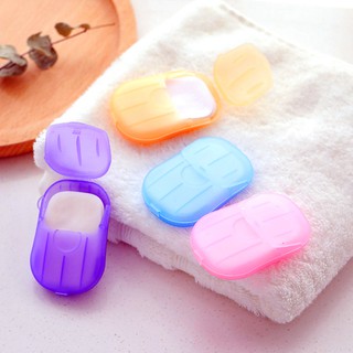 (Ship Today)Portable Travel Disposable Soap Tablets Boxed Soap Paper Hand Washing Tablets Travel Carry Soap Paper