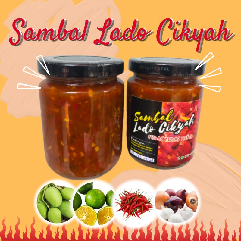 🔥preorder🔥 Sambal Lado Cikyah Sambal Lado Original Sambal Belacan