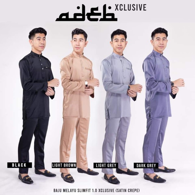 baju melayu nikah slim fit