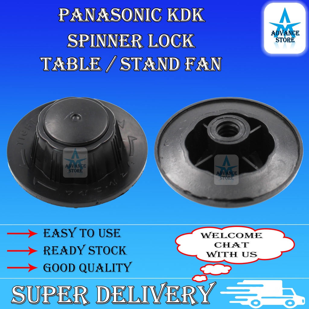 Spinner Lock Panasonic KDK Table Fan Knob Blade Lock Stand Fan Wall Fan Spare Part Fan Guard For Panasonic kunci kipas