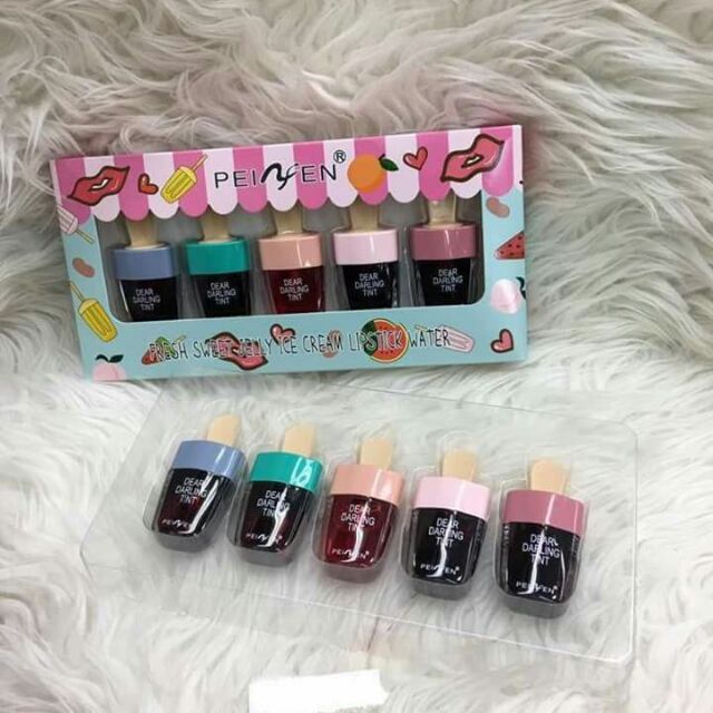 pei Yen ice cream lip tint 5pcs (1set) | Shopee Malaysia