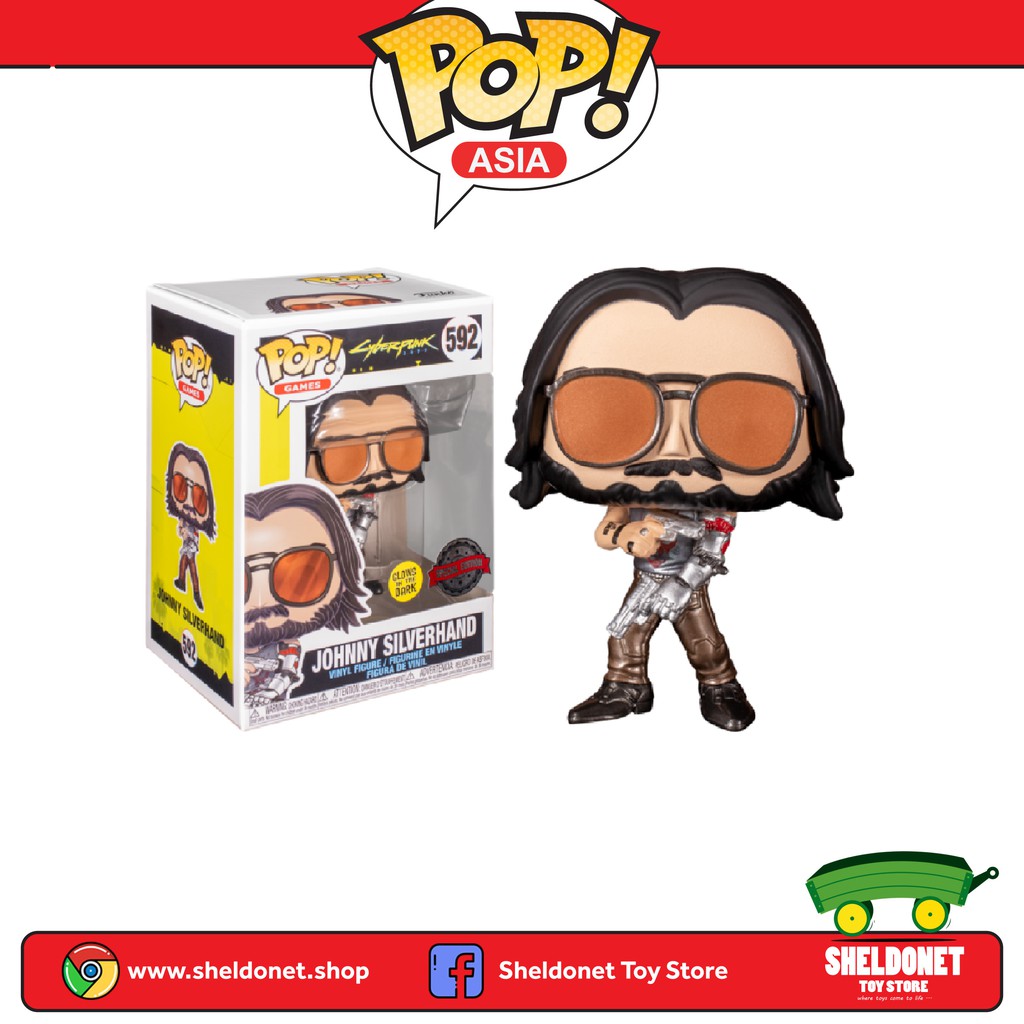 cyberpunk 2077 funko pop glow in the dark