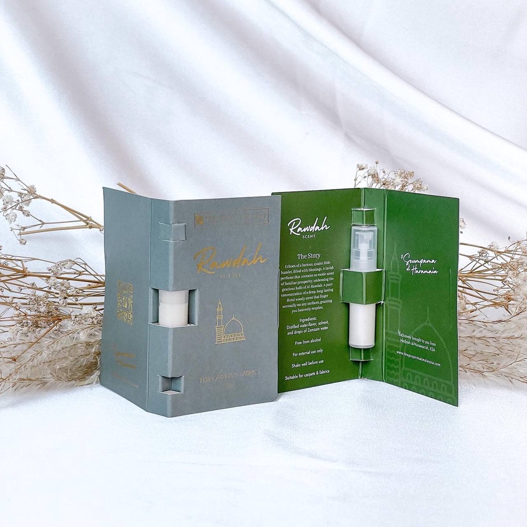 Raudah Perfume Made In Madinah Kiswah Wangian Raudhah Perfum Rawdah