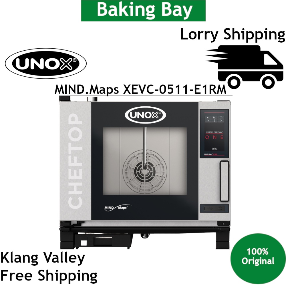 UNOX CHEFTOP MIND.Maps XEVC-0511-E1RM Commercial Combi Oven Auto ...