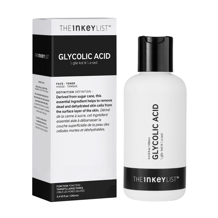 The Inkey List Glycolic Acid Liquid Toner 100ml Shopee Malaysia 3728