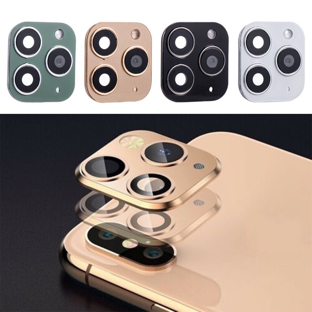 iPhone X Xs Xs Max XR Change to iPhone 11 Pro Max Camera Protective Cover Case Lens Tempered