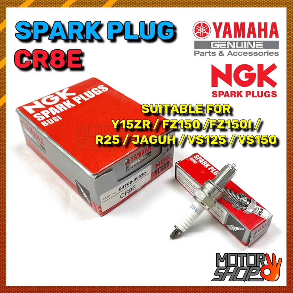SPARK PLUG CR8E ORIGINAL YAMAHA Y15ZR Y15Z Y15 FZ150 FZ150I R25 JAGUH
