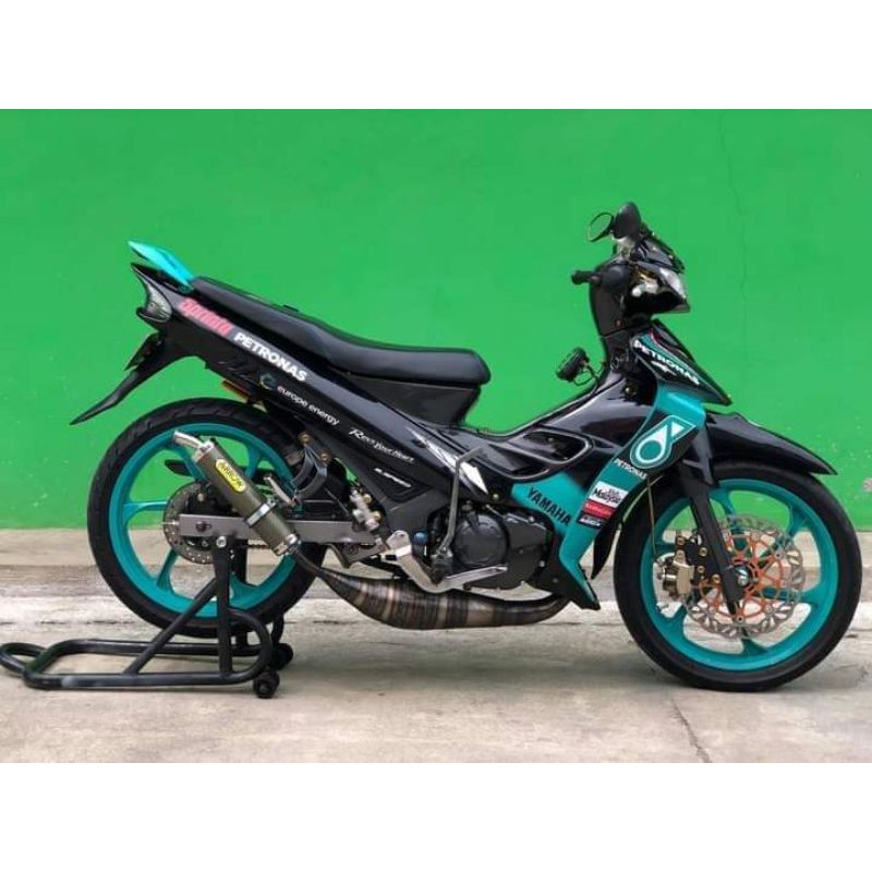 coverset yamaha 125Z petronas green / black HLD | Shopee Malaysia