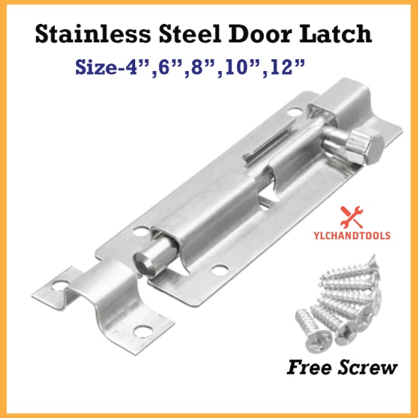 Solid Hammered Bolt Ss Slug Stainless Steel Barrel Bolt Safety Door 