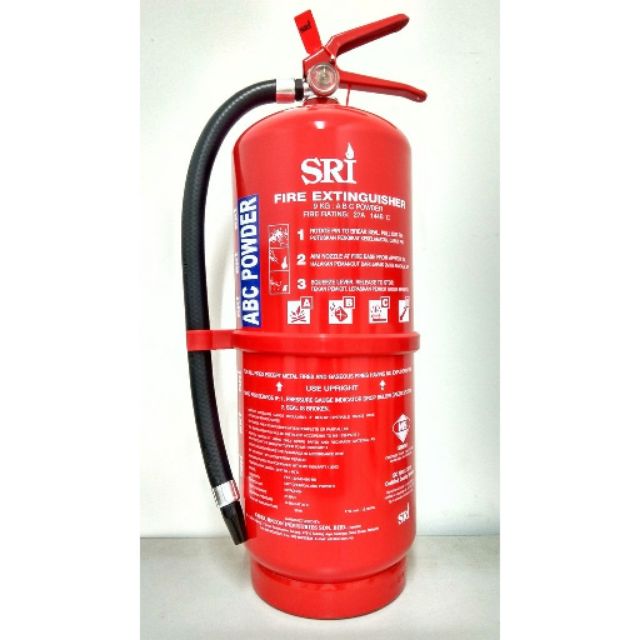 9KG FIRE EXTINGUISHER C/W BOMBA CERTIFICATE (OPTIONAL) | Shopee Malaysia