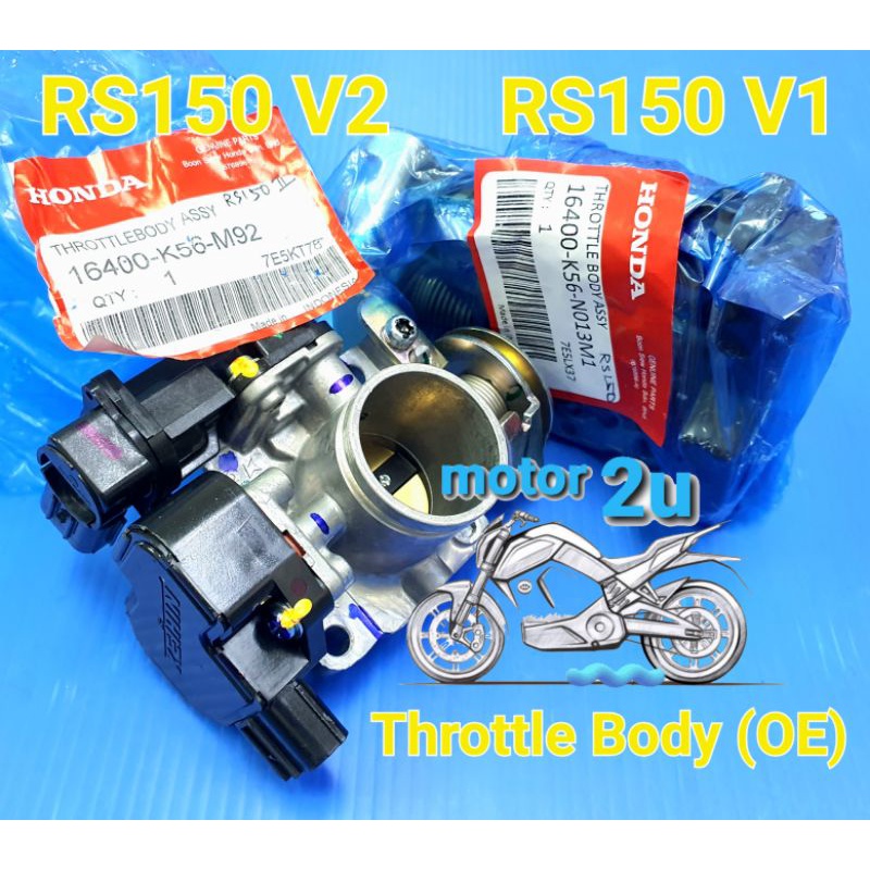 RS150 R RS150R V1 V2 Throttle Body with TPS TBS Sensor Original HONDA