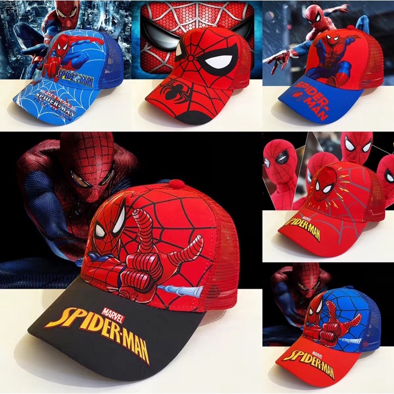 CREATIVE GARDEN Marvel Spiderman Boy Baseball Cap Topi Budak Lelaki  Spiderman Christmas Birthday Gift Present | Shopee Malaysia