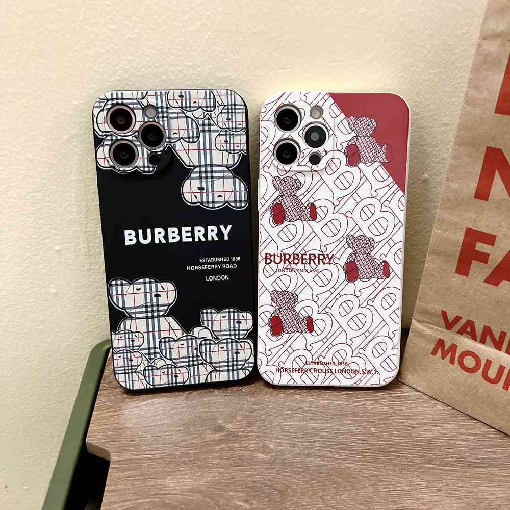 iPhone Case Burberry bear Pattern Soft TPU Protective Cover for Apple 6 7 8  Plus X XS Max XR 11 12 13 Pro Max | Shopee Malaysia